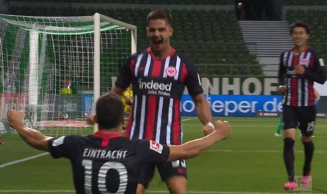  法兰克福客场惊险取胜，保级关键战三分到手